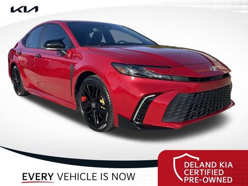 Supersonic Red 2025 Toyota Camry XSE