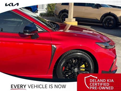 Supersonic Red 2025 Toyota Camry XSE