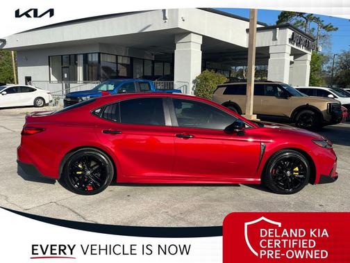 Supersonic Red 2025 Toyota Camry XSE