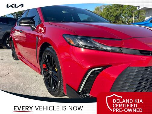 Supersonic Red 2025 Toyota Camry XSE