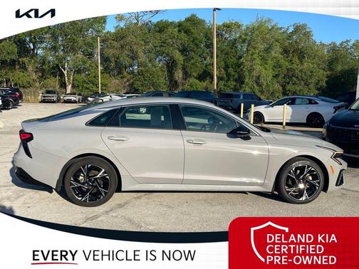 Wolf Gray 2025 Kia K5 GT-Line