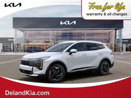White Pearl 2026 Kia Sportage Hybrid EX