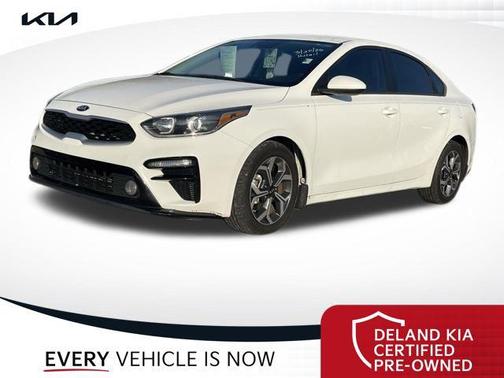 Clear White 2021 Kia Forte LXS