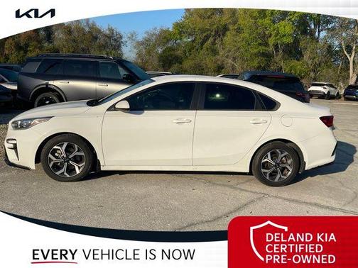Clear White 2021 Kia Forte LXS
