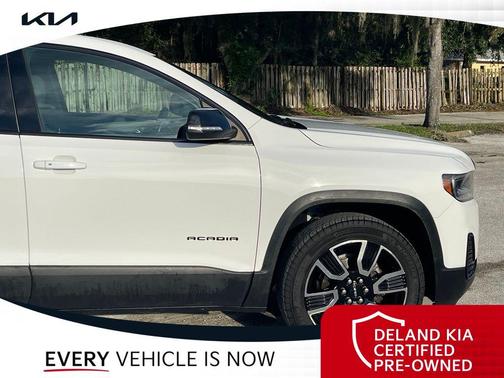 Summit White 2021 GMC Acadia AWD SLE