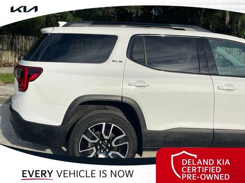 Summit White 2021 GMC Acadia AWD SLE