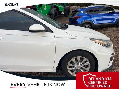 Clear White 2021 Kia Forte FE