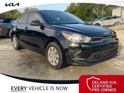 Aurora Black 2021 Kia Rio S