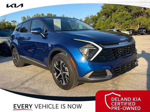 Sapphire Blue 2025 Kia Sportage EX