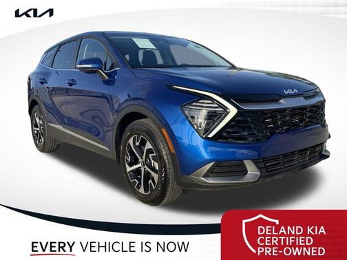Sapphire Blue 2025 Kia Sportage EX