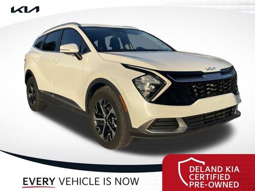 Snow White Pearl 2023 Kia Sportage Hybrid EX