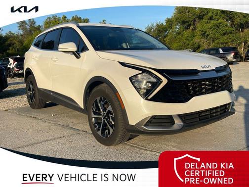 Snow White Pearl 2023 Kia Sportage Hybrid EX