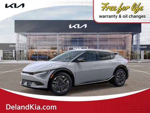 Wolf Gray 2025 Kia EV6 Light Long Range RWD
