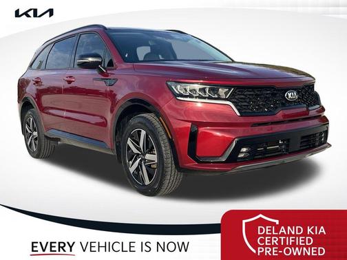 Passion Red Tintcoat 2021 Kia Sorento EX