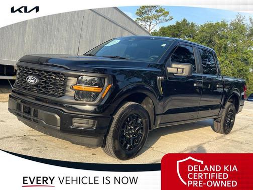 Agate Black Metallic 2025 Ford F-150 STX
