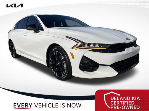 Glacial White Pearl 2021 Kia K5 GT-Line