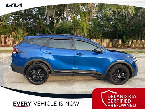 Sapphire Blue 2025 Kia Sportage X-Line