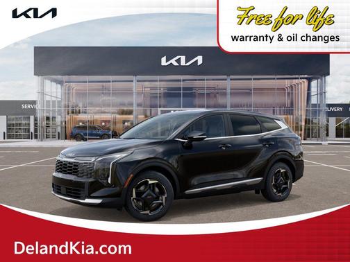 Black 2027 Kia Sportage Hybrid EX
