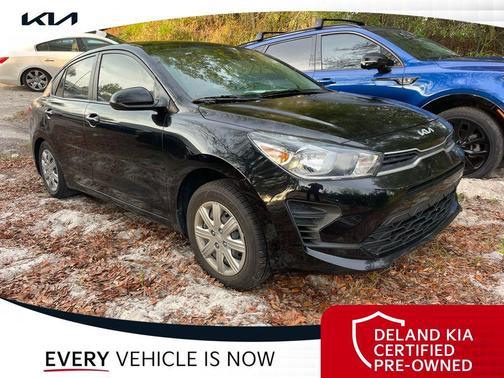 Aurora Black 2022 Kia Rio S