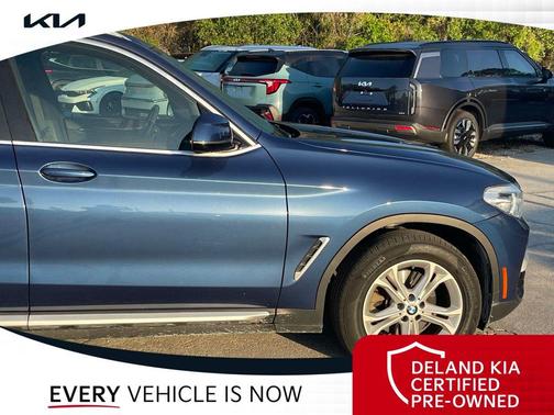 Phytonic Blue Metallic 2020 BMW X3 sDrive30i