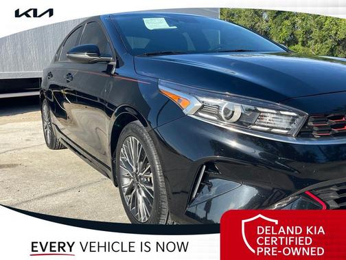 Aurora Black 2023 Kia Forte GT-Line