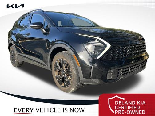 Ebony Black 2025 Kia Sportage X-Line
