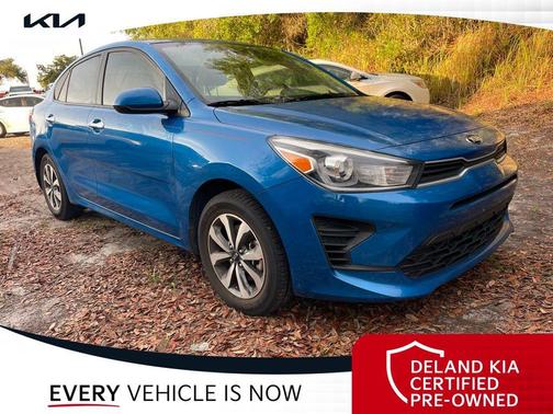 Sporty Blue 2021 Kia Rio S