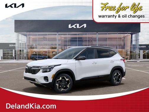 White / Black 2026 Kia Seltos S