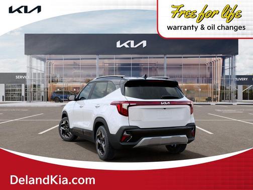 White / Black 2026 Kia Seltos S