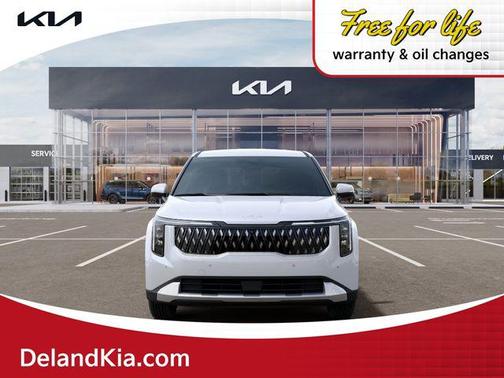 White Pearl 2026 Kia Carnival Hybrid EX