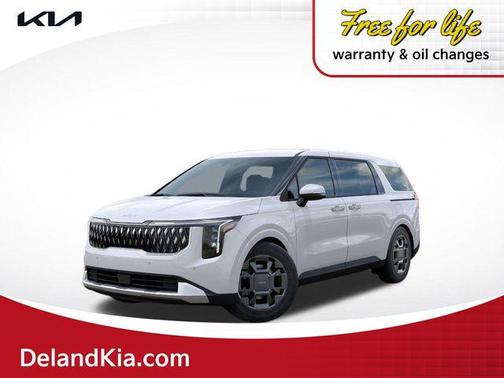 White Pearl 2026 Kia Carnival Hybrid EX