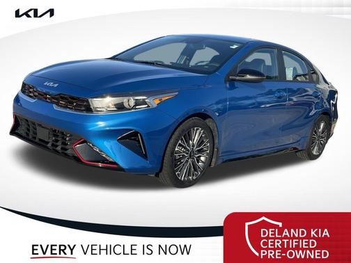 Sporty Blue 2022 Kia Forte GT-Line Sedan