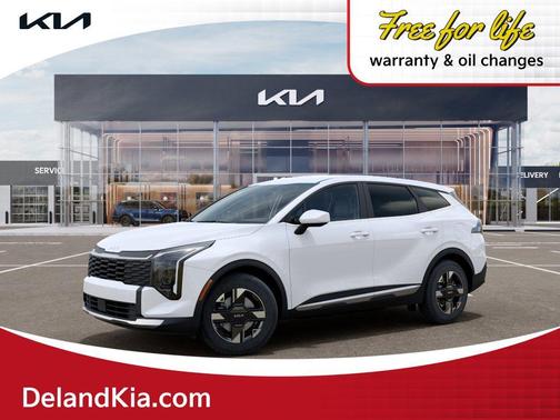 White 2026 Kia Sportage LX