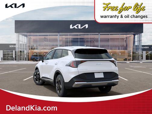 White 2026 Kia Sportage LX