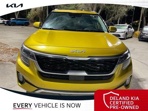 Starbright Yellow 2023 Kia Seltos SX Turbo