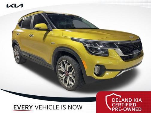 Starbright Yellow 2023 Kia Seltos SX Turbo