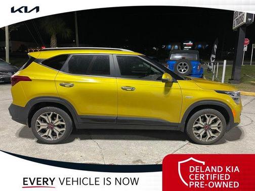 Starbright Yellow 2023 Kia Seltos SX Turbo