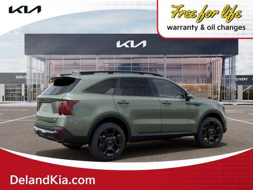 Jungle Green 2026 Kia Sorento SX