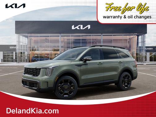 Jungle Green 2026 Kia Sorento SX