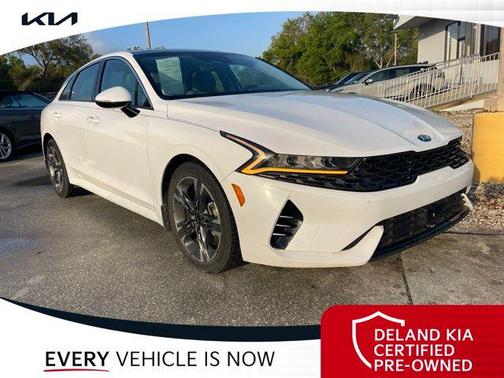 Glacial White Pearl 2021 Kia K5 EX