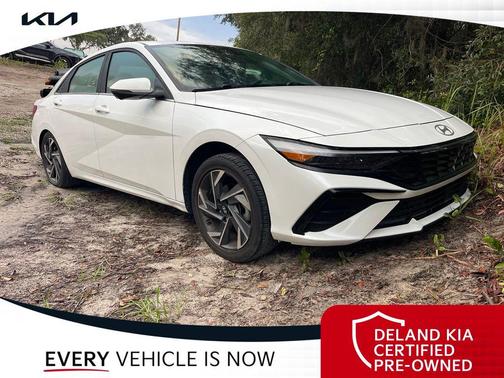 Serenity White 2024 Hyundai ELANTRA Limited