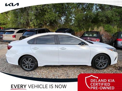 Snow White Pearl 2023 Kia Forte GT-Line