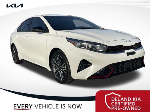Snow White Pearl 2023 Kia Forte GT-Line