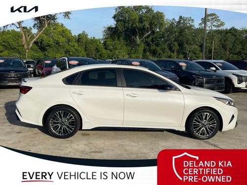 Snow White Pearl 2023 Kia Forte GT-Line