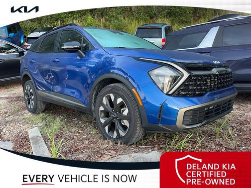 Sapphire Blue 2023 Kia Sportage X-Line