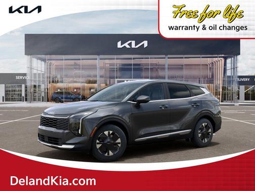 Gray 2026 Kia Sportage Hybrid LX