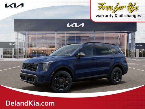 Midnight Lake Blue 2026 Kia Sorento SX