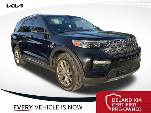 Agate Black Metallic 2021 Ford Explorer Limited