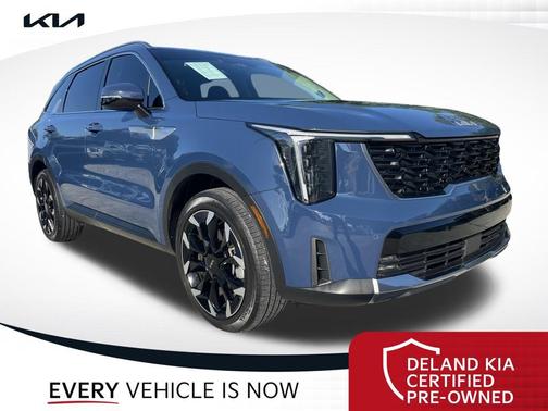 Midnight Lake Blue 2025 Kia Sorento EX