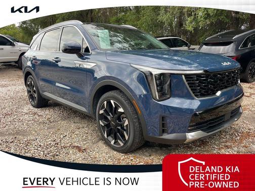 Midnight Lake Blue 2025 Kia Sorento EX